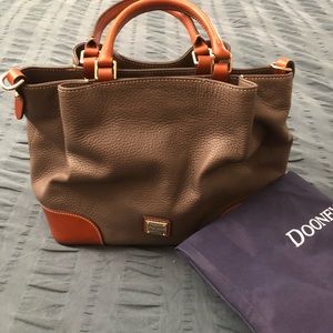 Dooney & Bourke Pebble Leather ‘Brenna’ Satchel